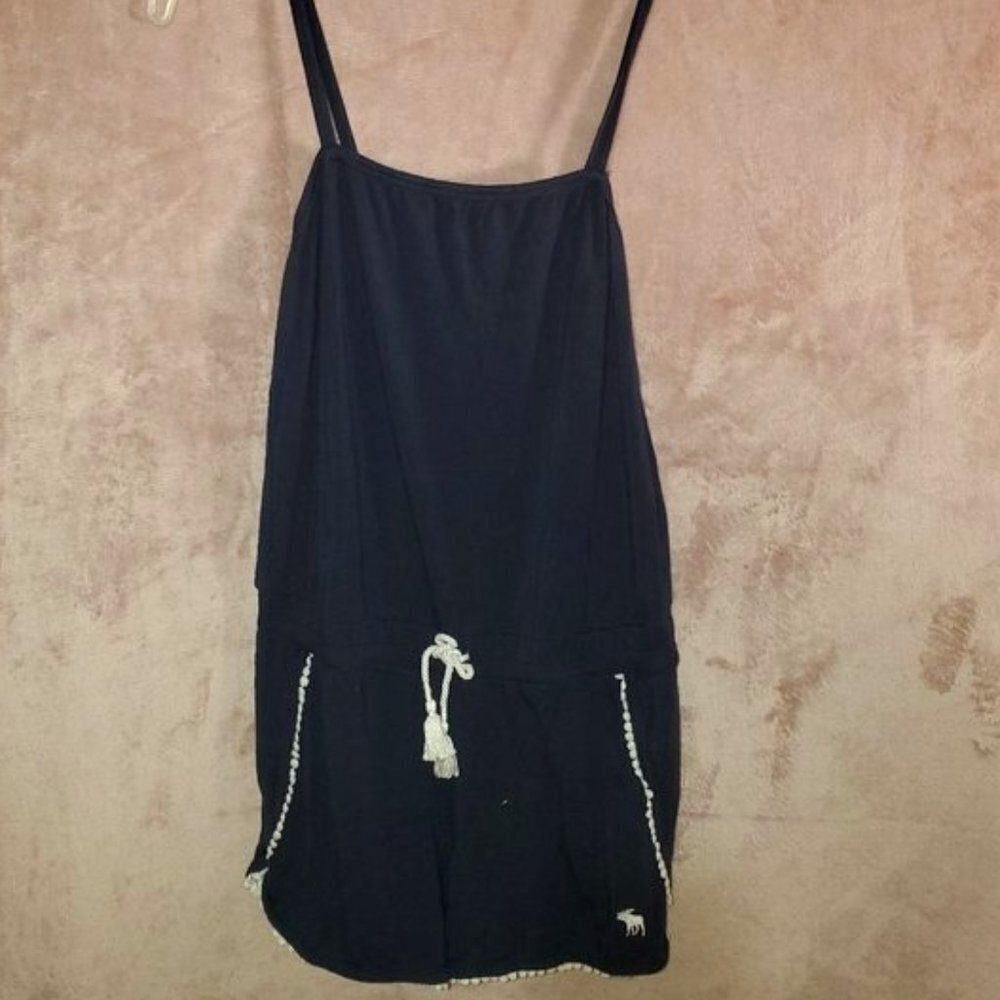 Girls Abercrombie Kids Navy Blue Romper Size 9/10